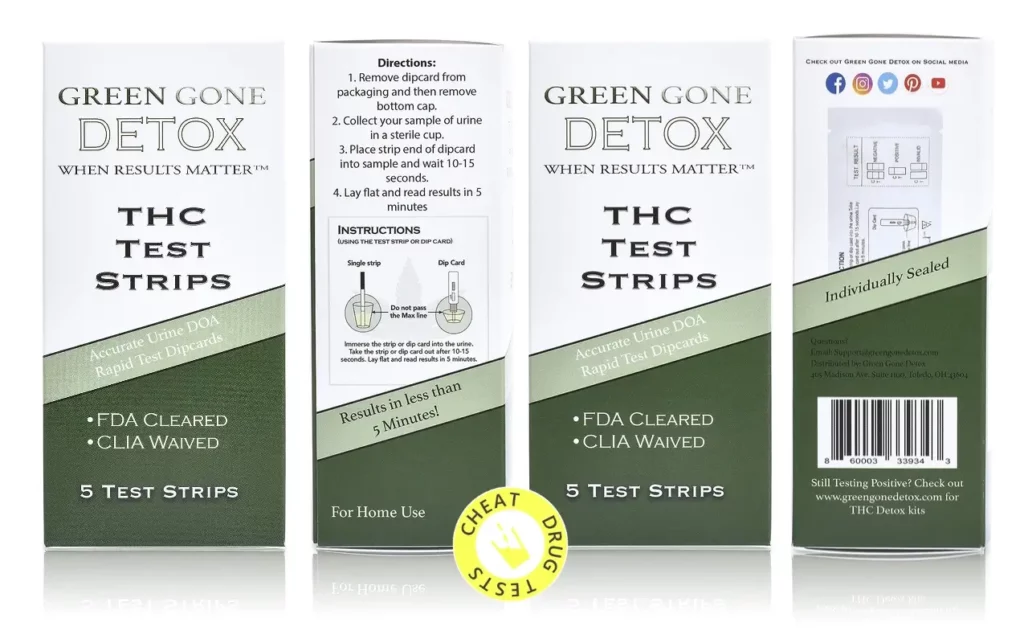 Green Gone Detox THC Test Strips