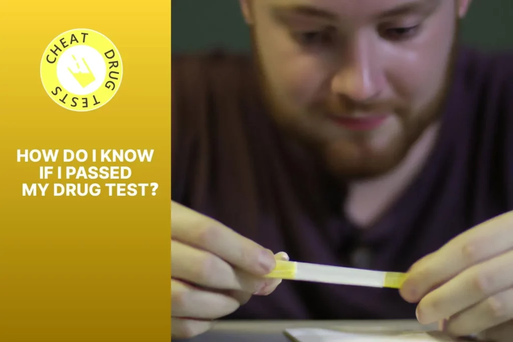 How do I know if I passed my drug test?