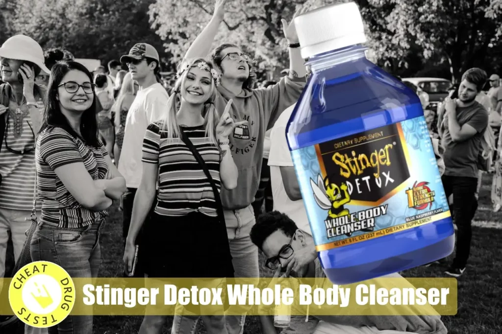 Stinger Detox whole body cleanser Raspberry flavor drink